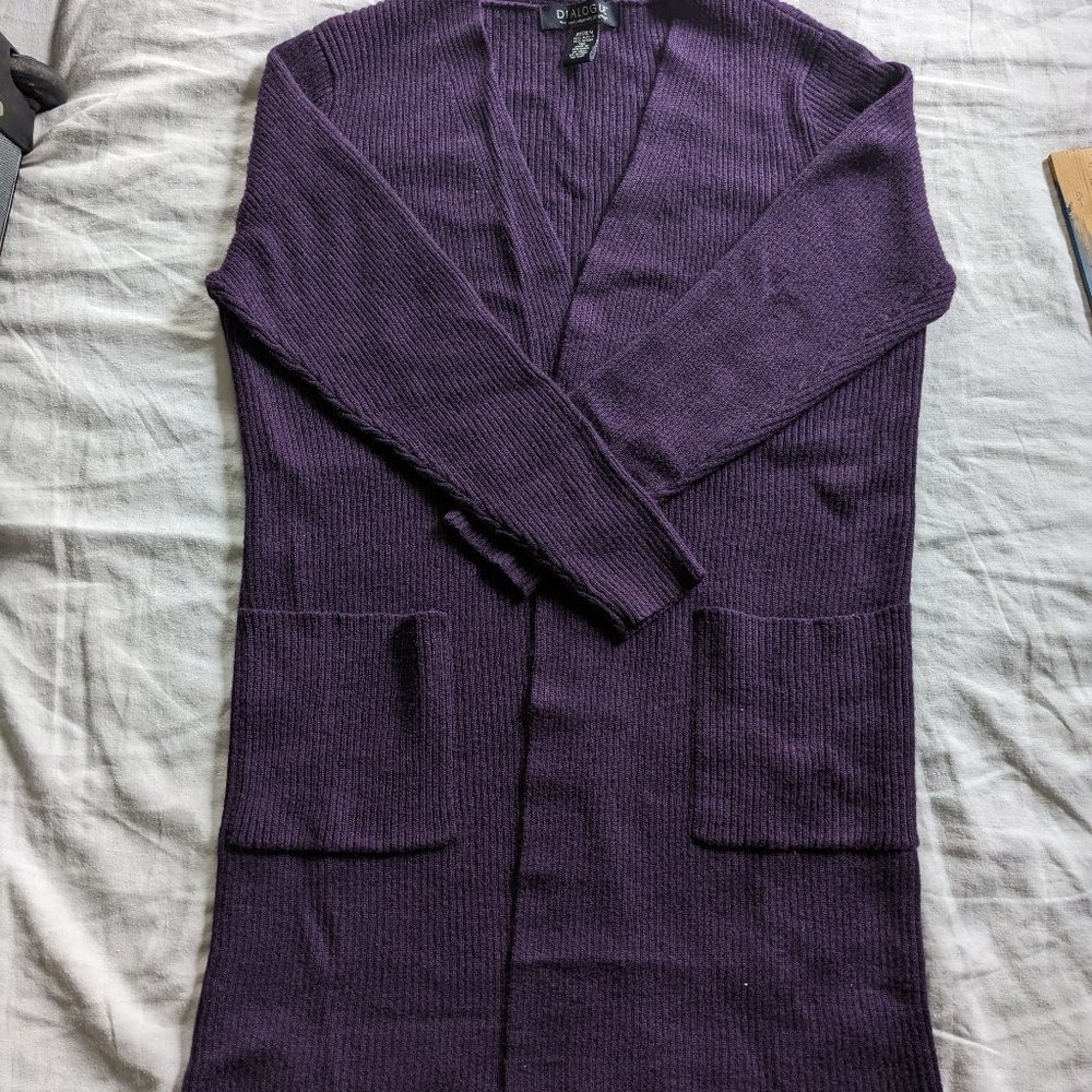 Merino cardigan long
